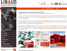 Tablet Screenshot of groupe-libaud.fr